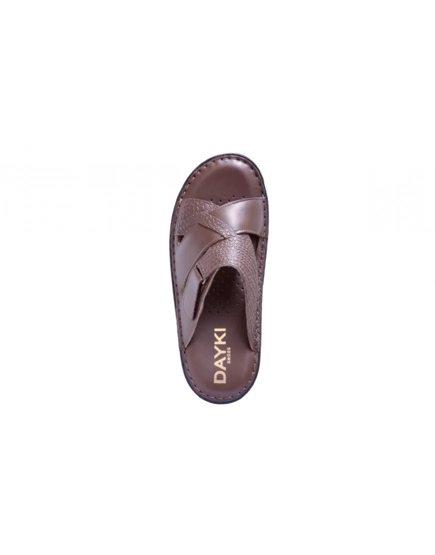 SANDALE HOMME 304 TABAC CUIR .......... miniature